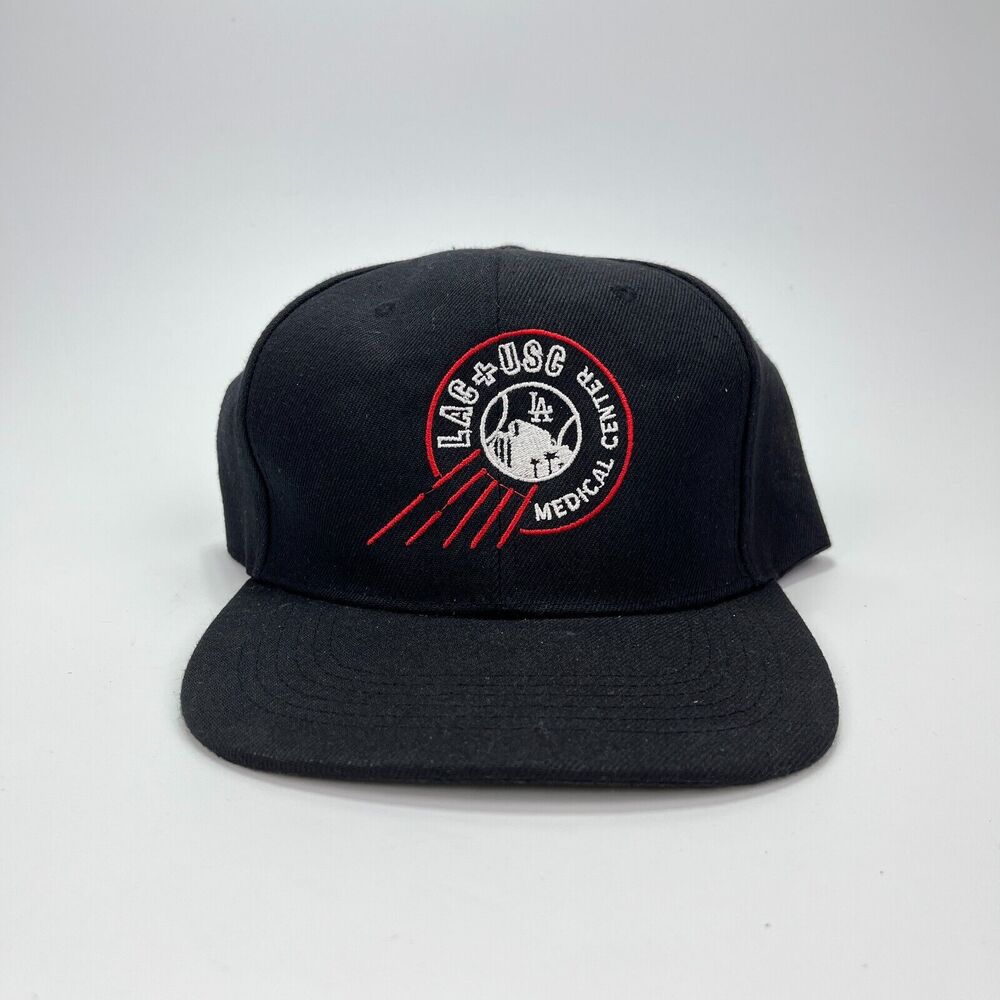 Los Angeles LAC + USC Medical Center Black Cap SnapBack Headwear